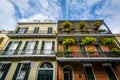 Colorful buildings in the French Quarter of New Orleans, Louisiana