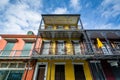 Colorful buildings in the French Quarter of New Orleans, Louisiana