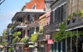 Colorful buildings in the French Quarter of New Orleans, Louisiana