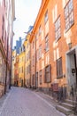 Colorful Buildings in Gamla Stan Stockholm