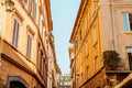 Rome - Architectural Views Near The Trevi Fountain Royalty Free Stock Photo