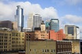 Colorful Buildings in Minneapolis Royalty Free Stock Photo