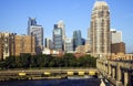 Colorful Buildings in Minneapolis Royalty Free Stock Photo