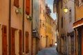 Colorful buildings in the old town of Annecy Royalty Free Stock Photo