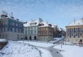 Colorful buildings in Old Town. Warsaw, Poland Royalty Free Stock Photo