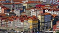 Colorful buildings of Porto. The second-largest city in Portugal.