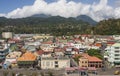 Colorful Buildings in Rosseau Dominica Royalty Free Stock Photo