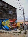 Colorful buildings in Valparaiso, Chile Royalty Free Stock Photo