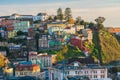 Colorful buildings of Valparaiso, Chile Royalty Free Stock Photo