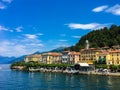 Colorful buildings in Varenna, Lake Como, Italy