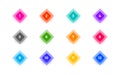 colorful bullet points element background with numerical digit Royalty Free Stock Photo