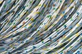 Colorful bundle of electrical cable and wire Royalty Free Stock Photo
