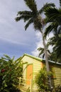 Colorful Bungalow on an Island Royalty Free Stock Photo