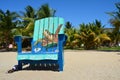 Colorful bungalows on Placencia Beach Belize