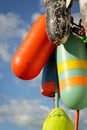 Colorful buoys Royalty Free Stock Photo