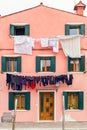 Colorful Burano house Royalty Free Stock Photo