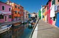 Colorful Burano in Venice, Italy Royalty Free Stock Photo