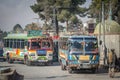 Colorful buses of Quetta Royalty Free Stock Photo