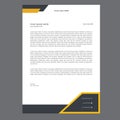 Colorful Business Letter Head Template