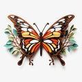 Colorful Butterfly Display Radiant Wings