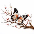 Colorful Butterfly Dynamic Beauty