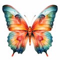 Colorful Butterfly in Flight for Fairy Garden AI Generated