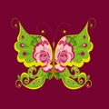 Colorful butterfly. Royalty Free Stock Photo