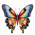 Colorful Butterfly Living Rainbow Royalty Free Stock Photo