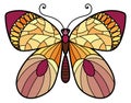 Colorful butterfly. Summer nature animal. Decorative moth