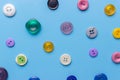 Colorful button assortment