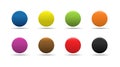 Colorful buttons