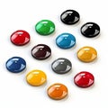 Colorful Buttons: Assorted Sizes and Hues