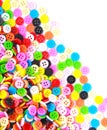 Colorful buttons, Colorful Clasper Royalty Free Stock Photo