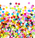 Colorful buttons, Colorful Clasper on white background Royalty Free Stock Photo