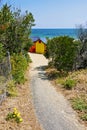 Colorful cabins on Brighton Beach