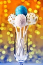 Colorful cake pops Royalty Free Stock Photo
