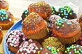 Colorful cakes Royalty Free Stock Photo