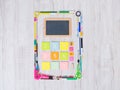 Colorful calculator Royalty Free Stock Photo