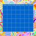 Colorful Calendar Template