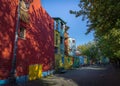 Colorful Caminito Street in La Boca neighborhood - Buenos Aires, Argentina Royalty Free Stock Photo