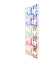 Colorful Canadian Dollar Bills in Various Denomination 3