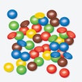 Colorful candies, vector