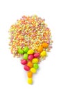 Colorful candies close up Royalty Free Stock Photo