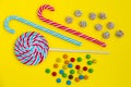 Colorful candies close up Royalty Free Stock Photo