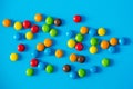 Colorful candies close up Royalty Free Stock Photo