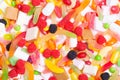 Colorful candies, jellies and marshmallows Royalty Free Stock Photo