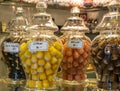 Colorful candies at a Swedish candy shop Royalty Free Stock Photo