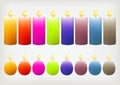 Colorful candle