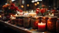 Colorful Candles in Mexican Church Background Selective Focus Royalty Free Stock Photo