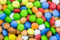 Colorful candy background. Close up top view.